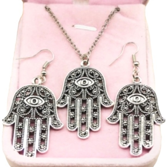Jewelry - 🔥HASMA👁Matching Earrings/Necklace SET 👁🔥